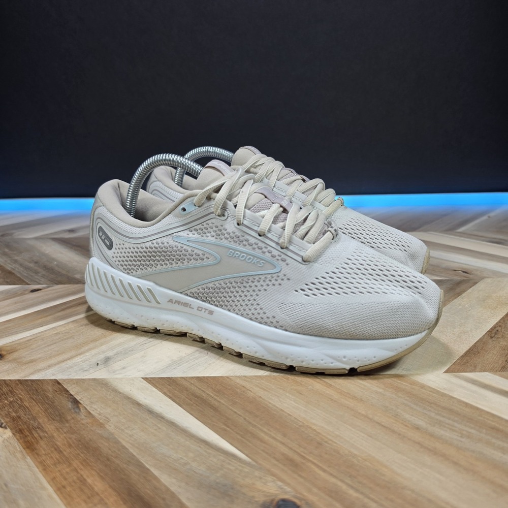Brooks Ariel GTS 23 Women's Size 9 Wide D Running Shoes Beige 1203901D227